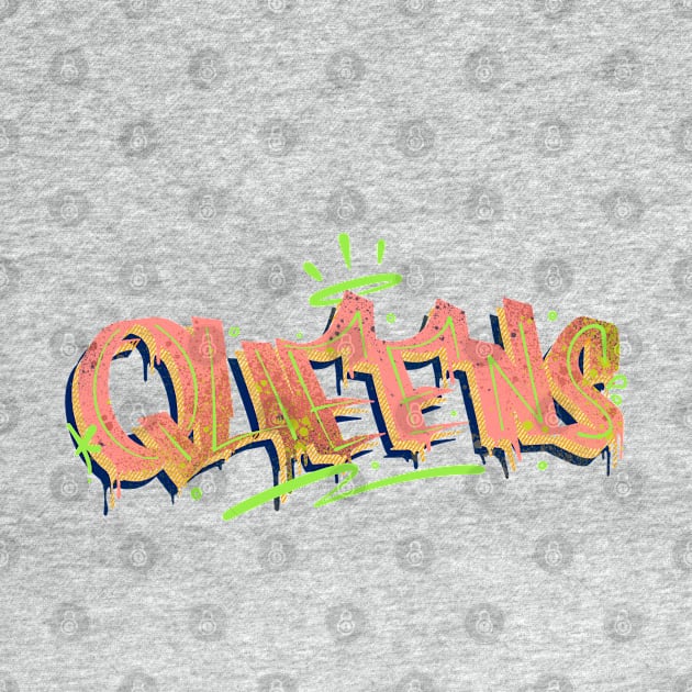 Queens Tagging Graffiti by KNTG